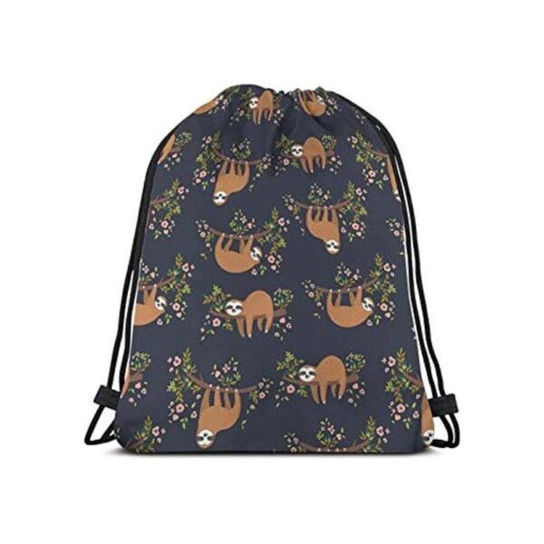 Beabes Lindo Alpaca Llama Bolsas de Cordón Mochila_1