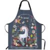 Beabes Delantal de cocina con diseño de unicornio de_1