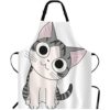 Beabes Chi Cat Sentado Babero Delantal ajustable para el_1