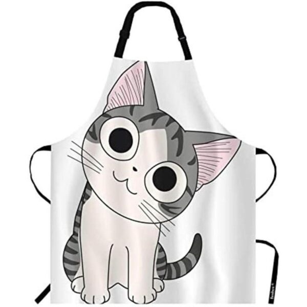 Beabes Chi Cat Sentado Babero Delantal ajustable para el_1