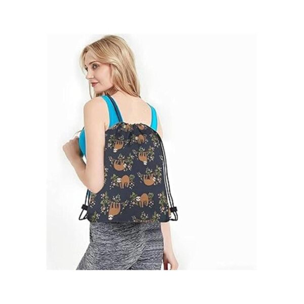 Beabes Lindo Alpaca Llama Bolsas de Cordón Mochila_4
