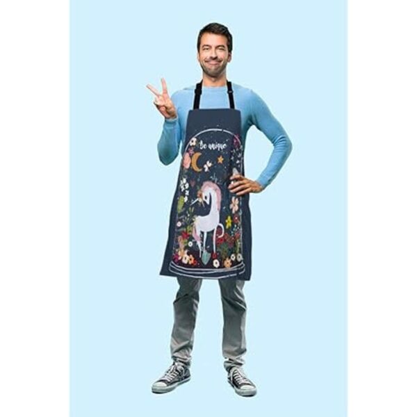 Beabes Delantal de cocina con diseño de unicornio de_3
