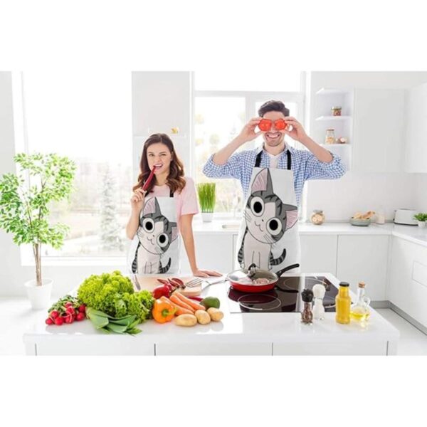 Beabes Chi Cat Sentado Babero Delantal ajustable para el_2