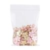 Beadthoven 100 colgantes de esmalte de flores rosadas