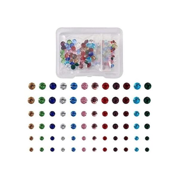 Beadthoven 120 mini cabujones de diamantes de imitación