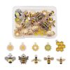 Beadthoven Colgante de abejas esmaltadas de aleación de_1