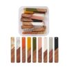 Beadthoven Dijes de resina de madera natural para