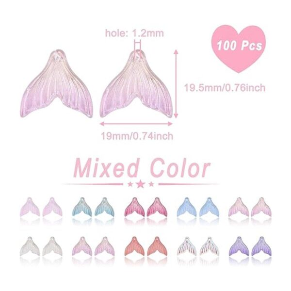 Beadthoven 100 colgantes de cristal transparente de 0.748