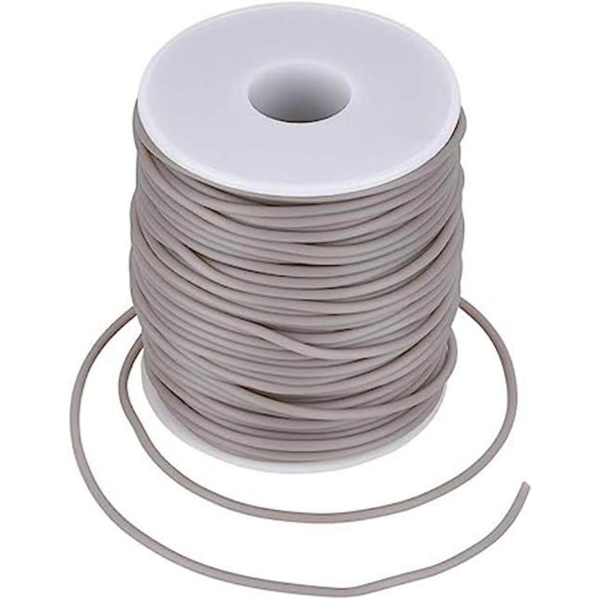 Beadthoven 54.68 yardas 164.0 ftrollo de 0.079 in gris
