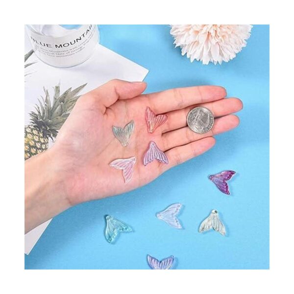 Beadthoven 100 colgantes de cristal transparente de 0.748