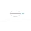 Beadthoven 54.68 yardas 164.0 ftrollo de 0.079 in gris