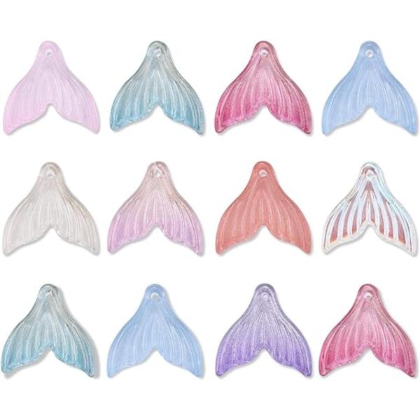 Beadthoven 100 colgantes de cristal transparente de 0.748