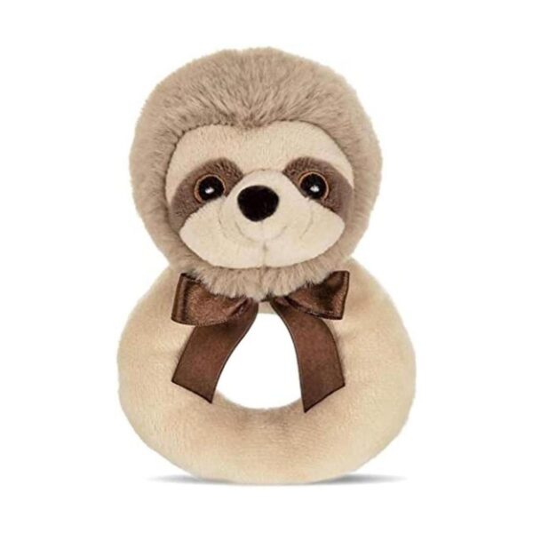 Bearington Baby Lil Speedster Sonajero de peluche 5.5 in_1