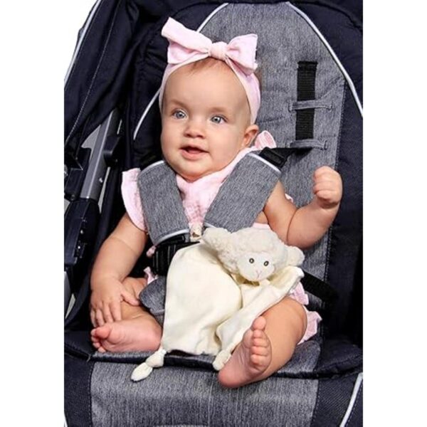 Bearington Baby Wee Lamby manta de seguridad de peluche_2
