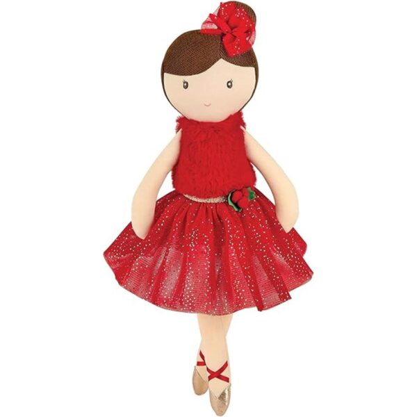 Bearington Evie Muñeca bailarina de Navidad de felpa_1