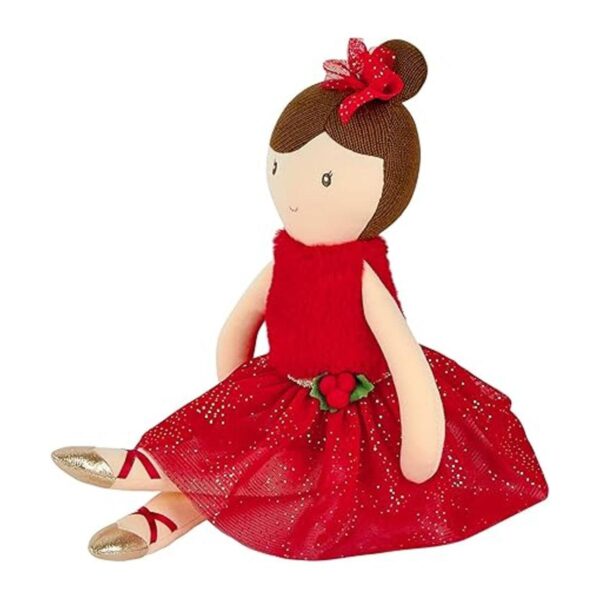 Bearington Evie Muñeca bailarina de Navidad de felpa_3