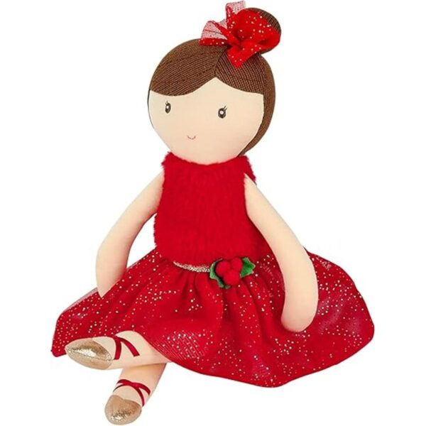 Bearington Evie Muñeca bailarina de Navidad de felpa_4