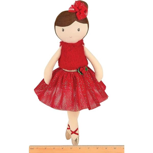 Bearington Evie Muñeca bailarina de Navidad de felpa_6