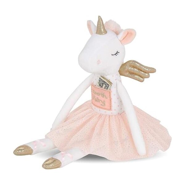 Bearington Twinkles Muñeca de hada de unicornio de felpa_3