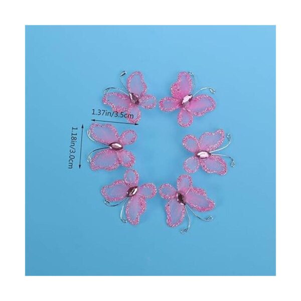 Beaupretty 50 mariposas para manualidades con purpurina