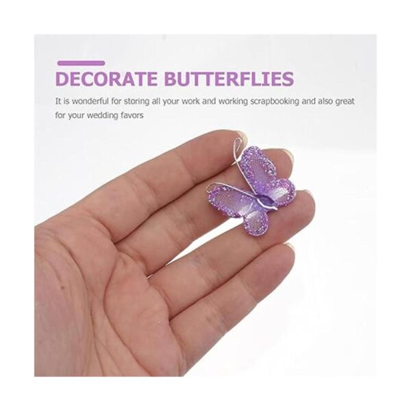 Beaupretty 50 mariposas manualidades malla transparente_2