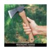 BeaverCraft Hacha tallada a mano con vaina Hacha pequeña_4