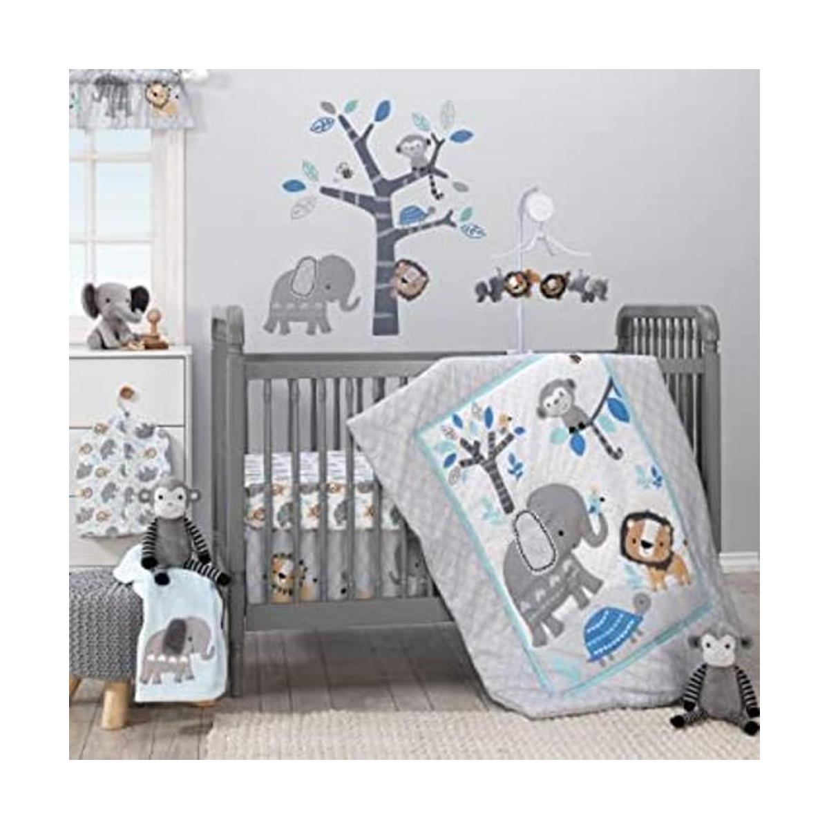 Bedtime Originals Jungle Fun Juego de ropa de cama de 3