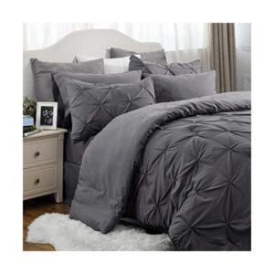 Bedsure Juegos de edredón de 8 piezas tamaño matrimonial_1