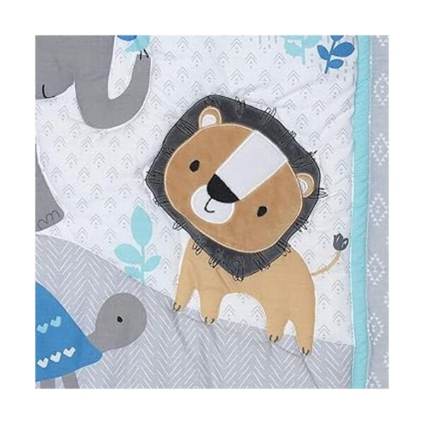 Bedtime Originals Jungle Fun Juego de ropa de cama de 3_3