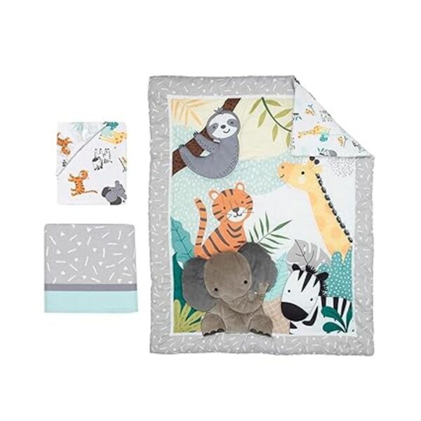 Bedtime Originals Mighty Jungle Juego de ropa de cama de_2