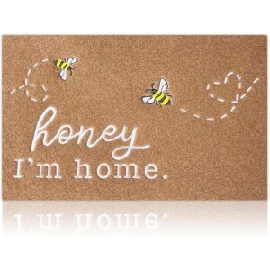 Bee Welcome Mats Tapete de bienvenida para interiores y