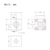Befenybay Cubo de soporte de esquina 0.787 x 0.787 x