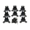 Befenybay 8 unids negro 3 vías extremo esquina soporte_1