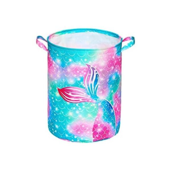 Beinou Cesta de lavandería de sirena de 43.3 L cesta de_1