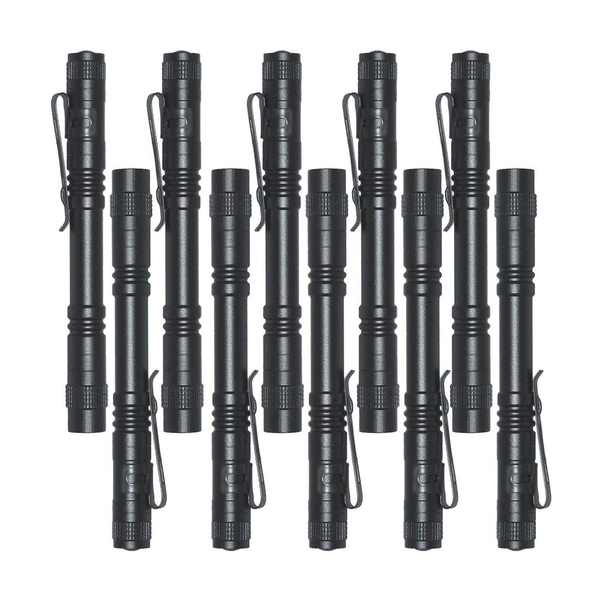 Beieverluck Paquete de 10 mini linterna LED pequeña de