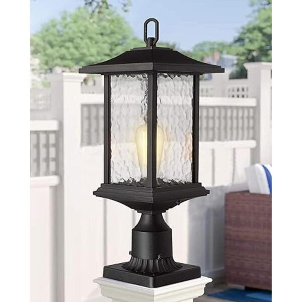 Beionxii Luces de poste para exteriores Paquete de 2_3