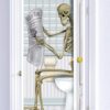 Beistle Divertidas fundas para puerta de baño de