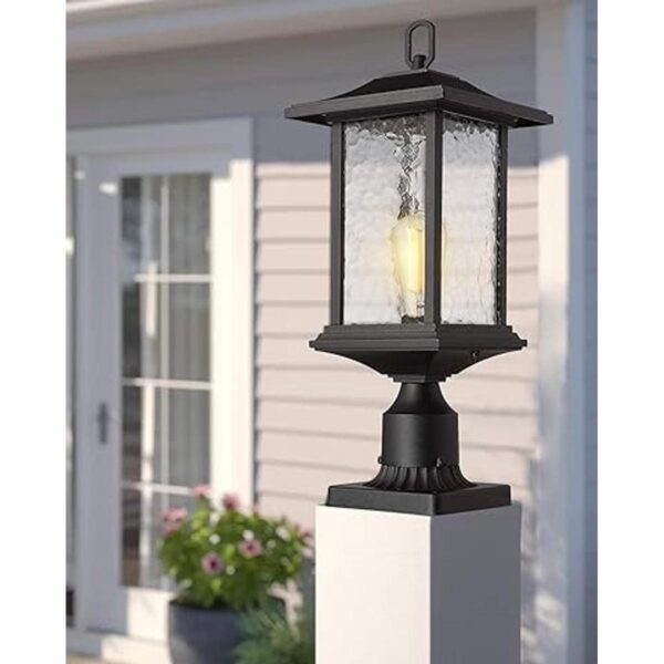 Beionxii Luces de poste para exteriores Paquete de 2_6