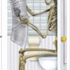 Beistle Divertidas fundas para puerta de baño de