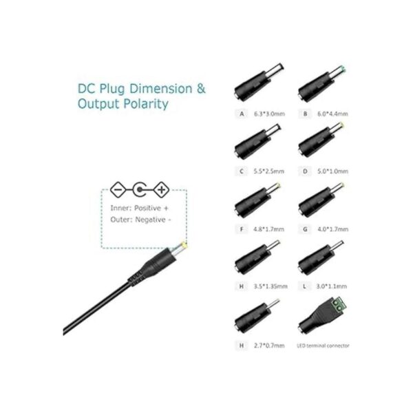 Belker 12V 1A AC DC adaptador de pared cargador adaptador_2