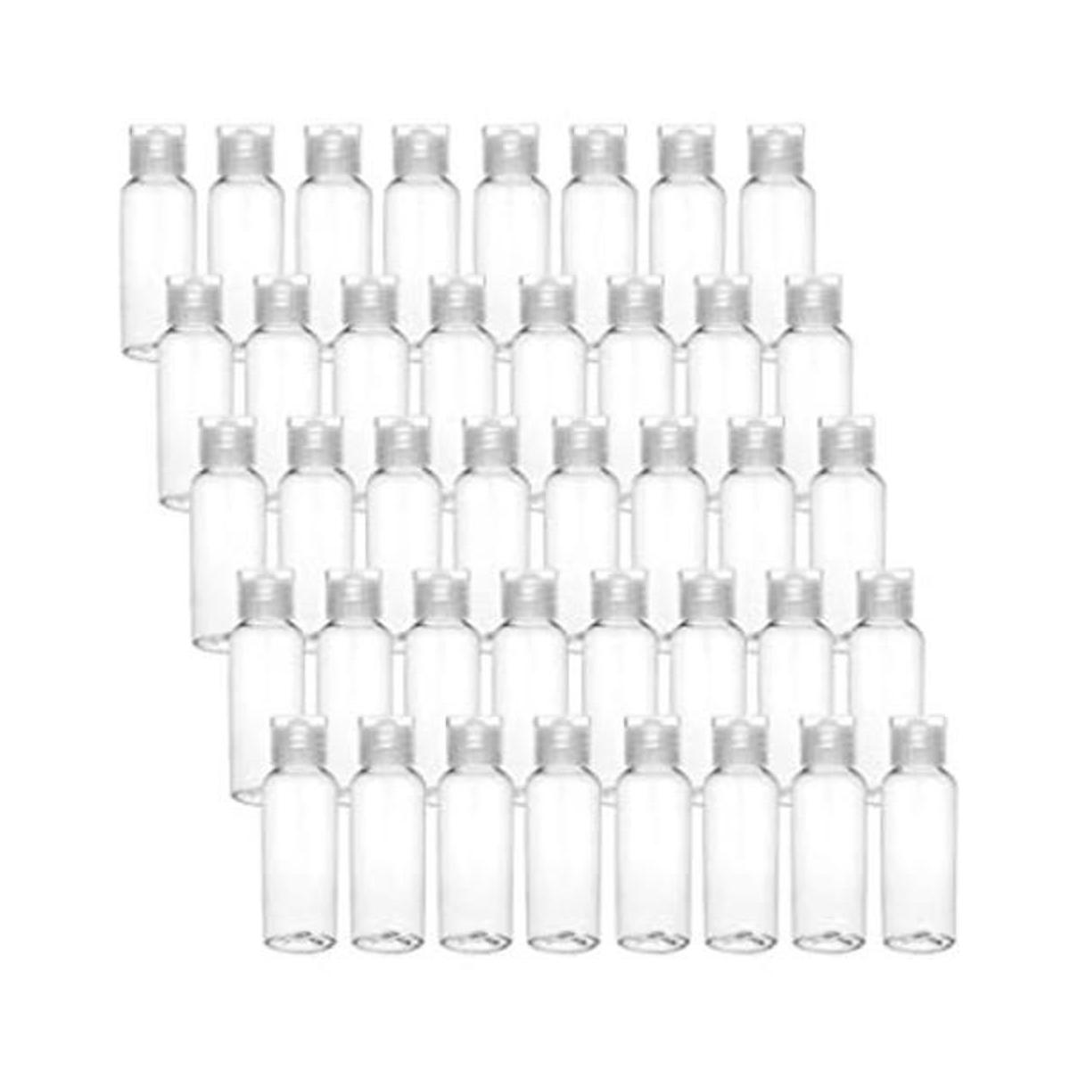 Bekith Paquete de 40 botellas vacías de plástico de 1 oz