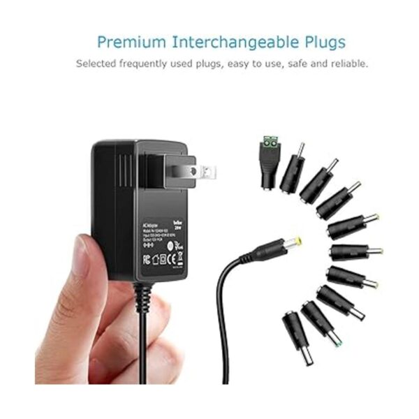 Belker Adaptador de corriente continua de 12 V 2 A 1.5_4