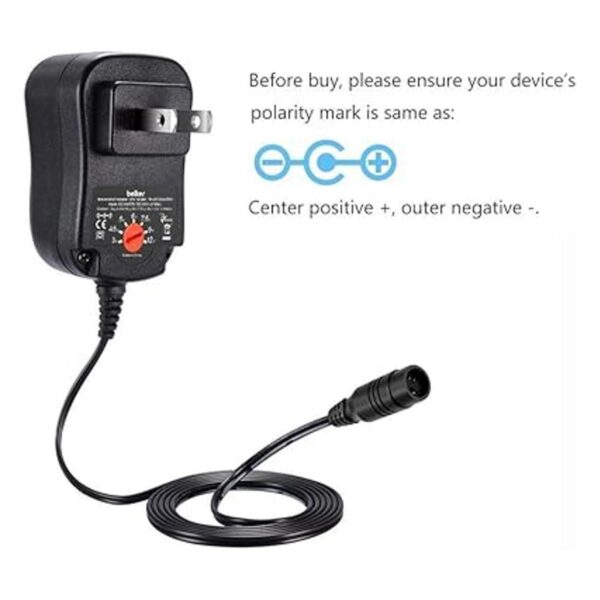 Belker Adaptador universal de 12 W 3 V 45 V 5 V 6 V_3