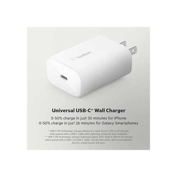 Belkin Cargador de pared USB C PPS de 25 W adaptador de_2