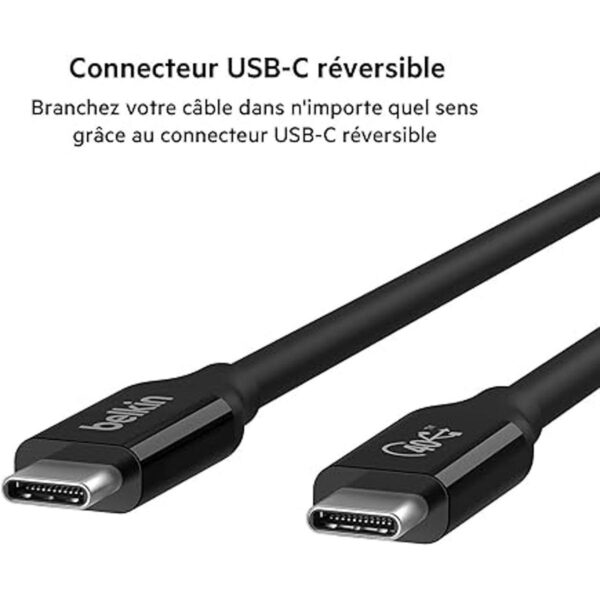 Belkin Cable USB 4 2.6 pies 2.6 ft con certificación IF_5