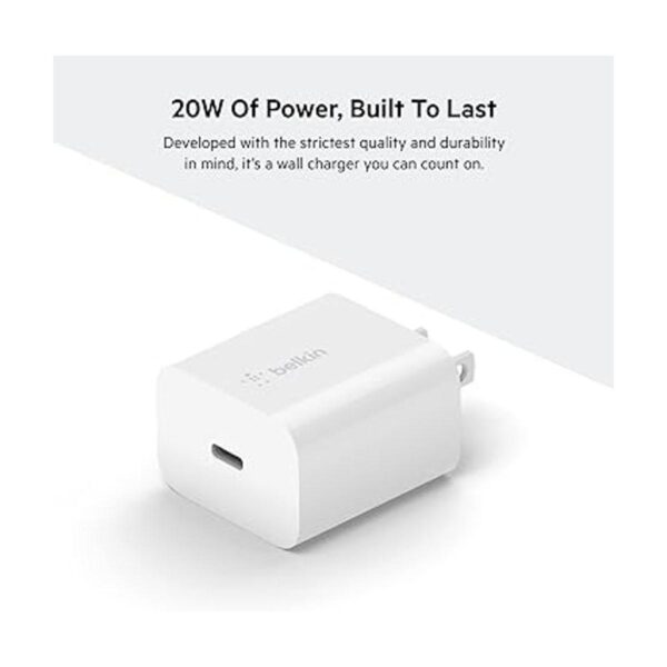 Belkin Cargador de pared USBC de 20 W Adaptador USBC de_2