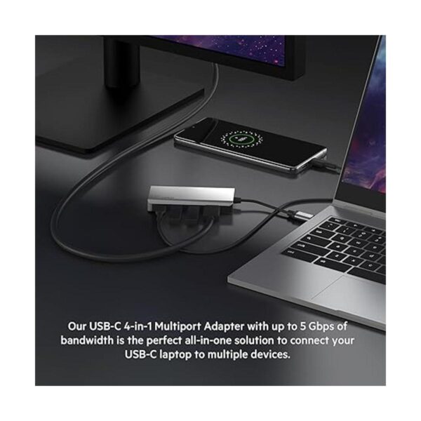 Belkin Hub USB C base de adaptador multipuerto 4 en 1 con_2