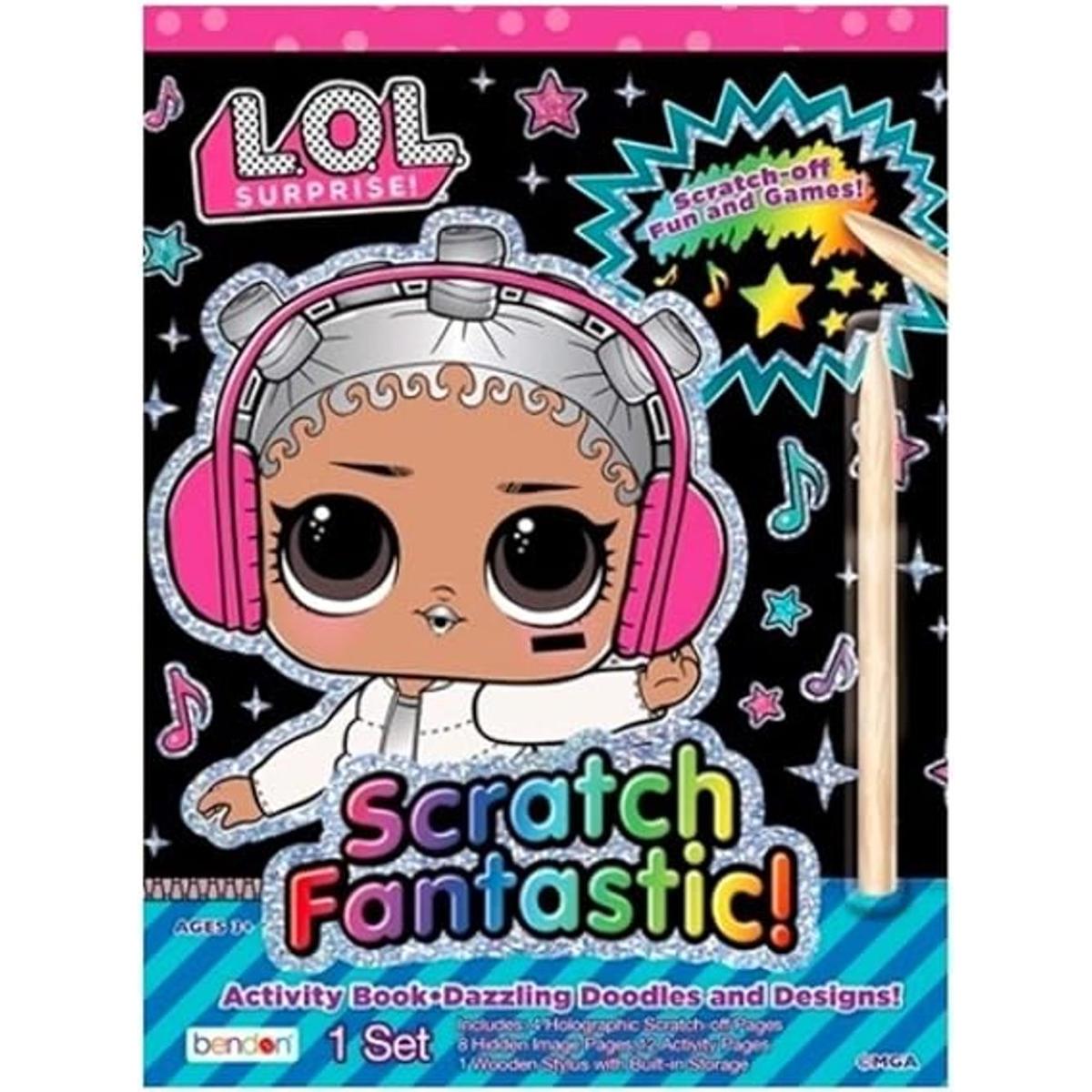 Bendon Publishing LOL Dolls Scratch Fantástico libro de