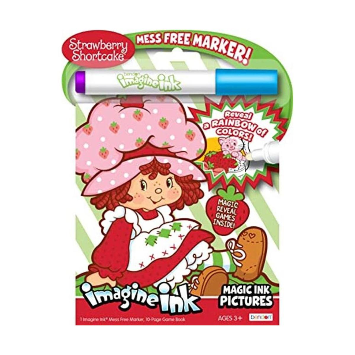 Bendon Libro para colorear de pastel de fresa Imagine Ink