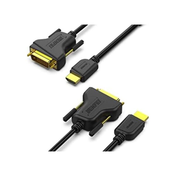 Benfei Cable adaptador bidireccional de HDMI a DVI DVID_1